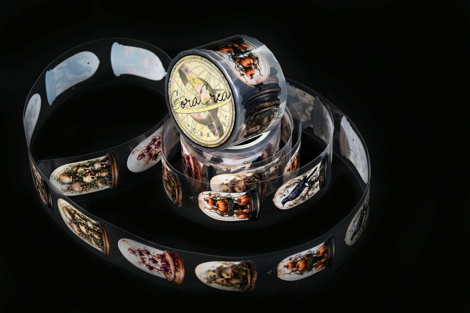 Specimen Domes Transparent Tape | CoraCreaCrafts