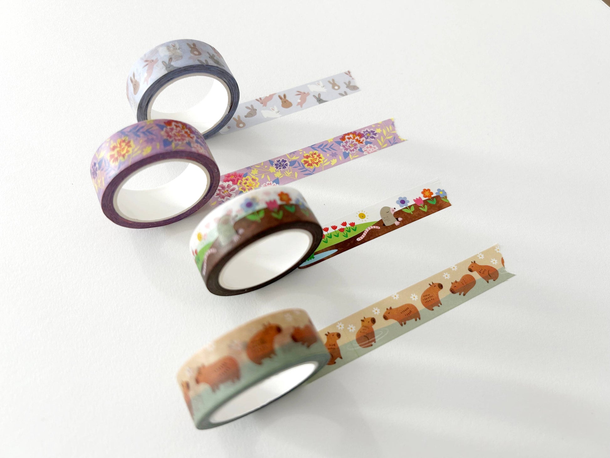 Spring Scene Washi Tape by Girl of All Work | Papertail Fox