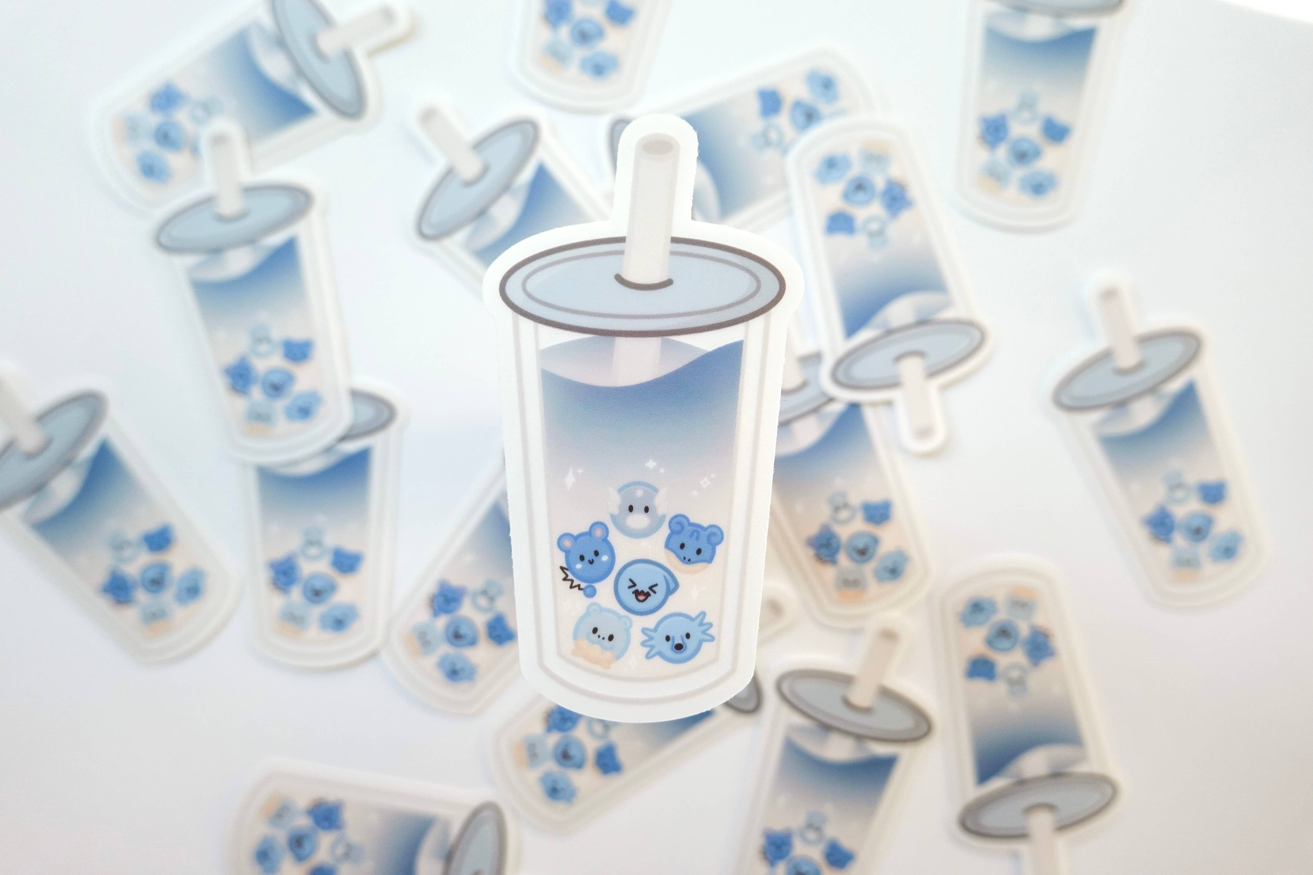Bobamon Sticker: Butterfly Pea | Scotty&Mel