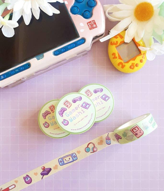 Kawaii Gamer Washi Tape - Papertail Fox