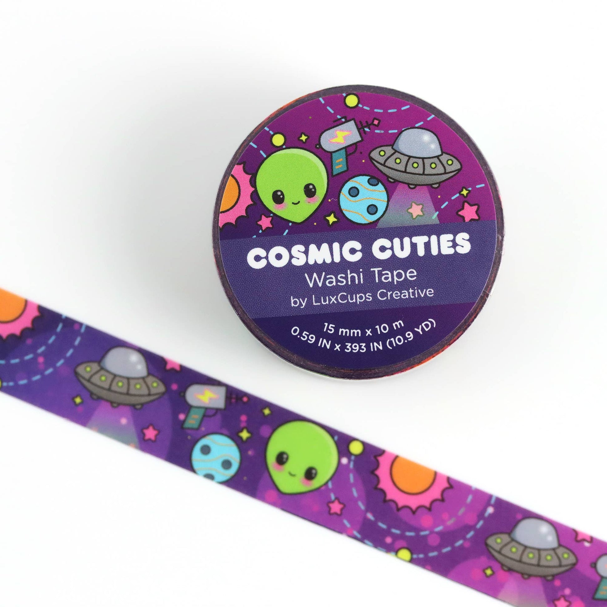 Cosmic Cuties Washi Tape by LuxCups Creative | Papertail Fox