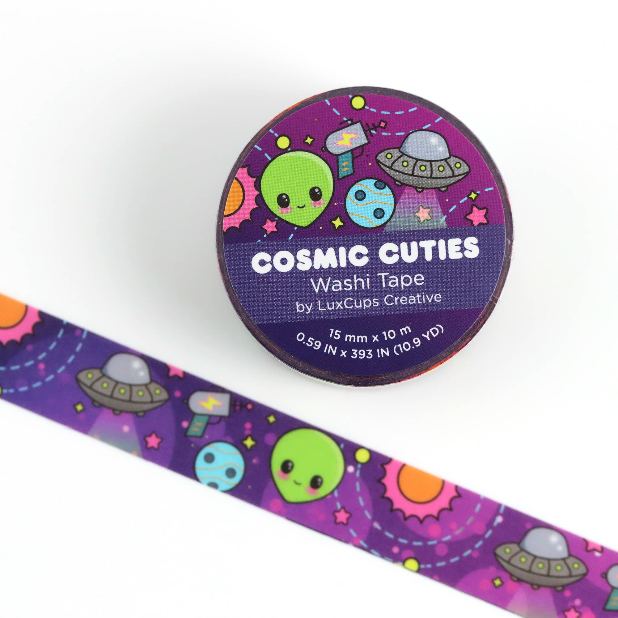 Cosmic Cuties Washi Tape by LuxCups Creative | Papertail Fox