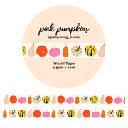 Pink Pumpkins Washi Tape by Penpaling Paula | Papertail Fox