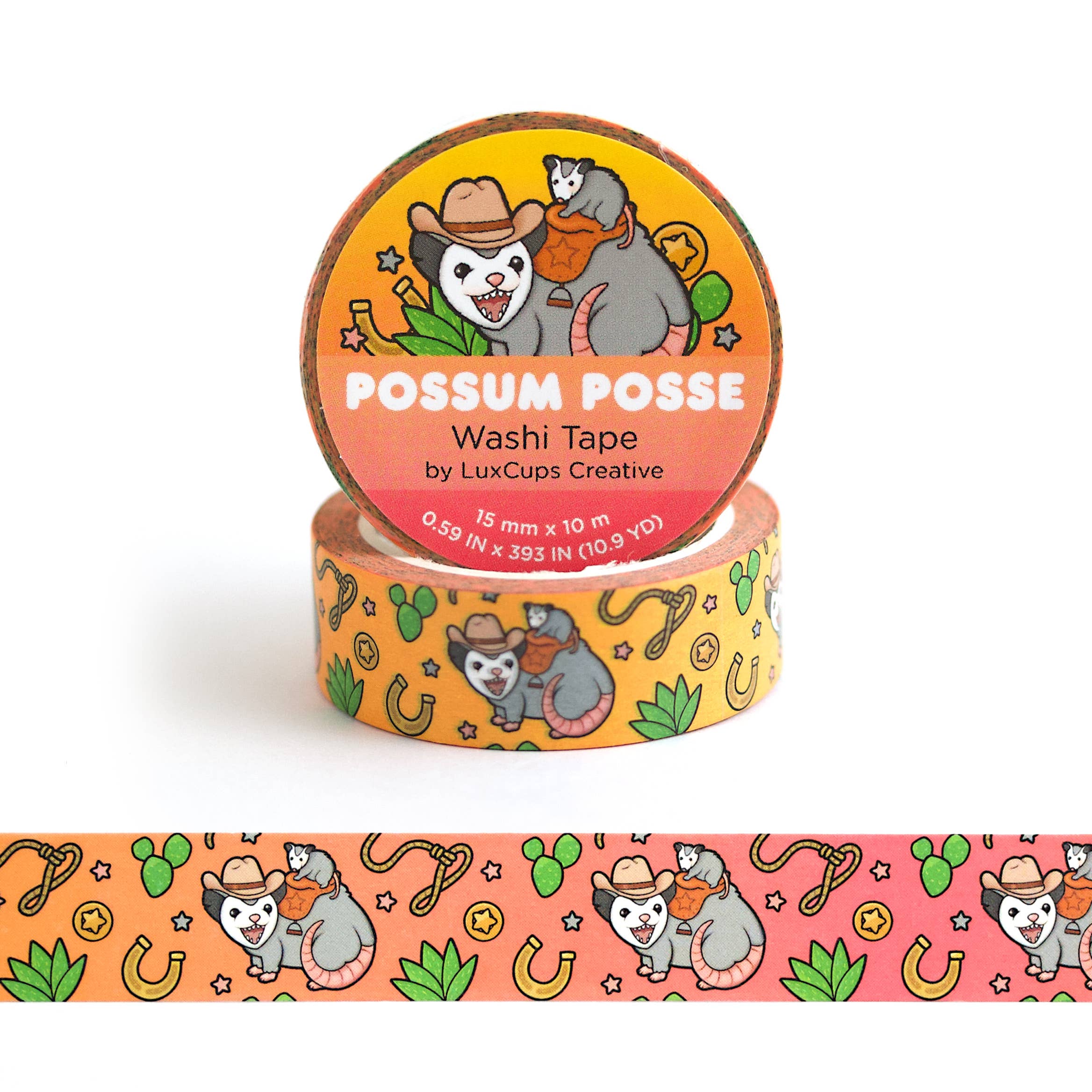 Possum Posse Washi Tape by LuxCups Creative | Papertail Fox