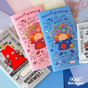 Dazzling World Traveler's Notebook Insert by RiN! Studio | Papertail Fox
