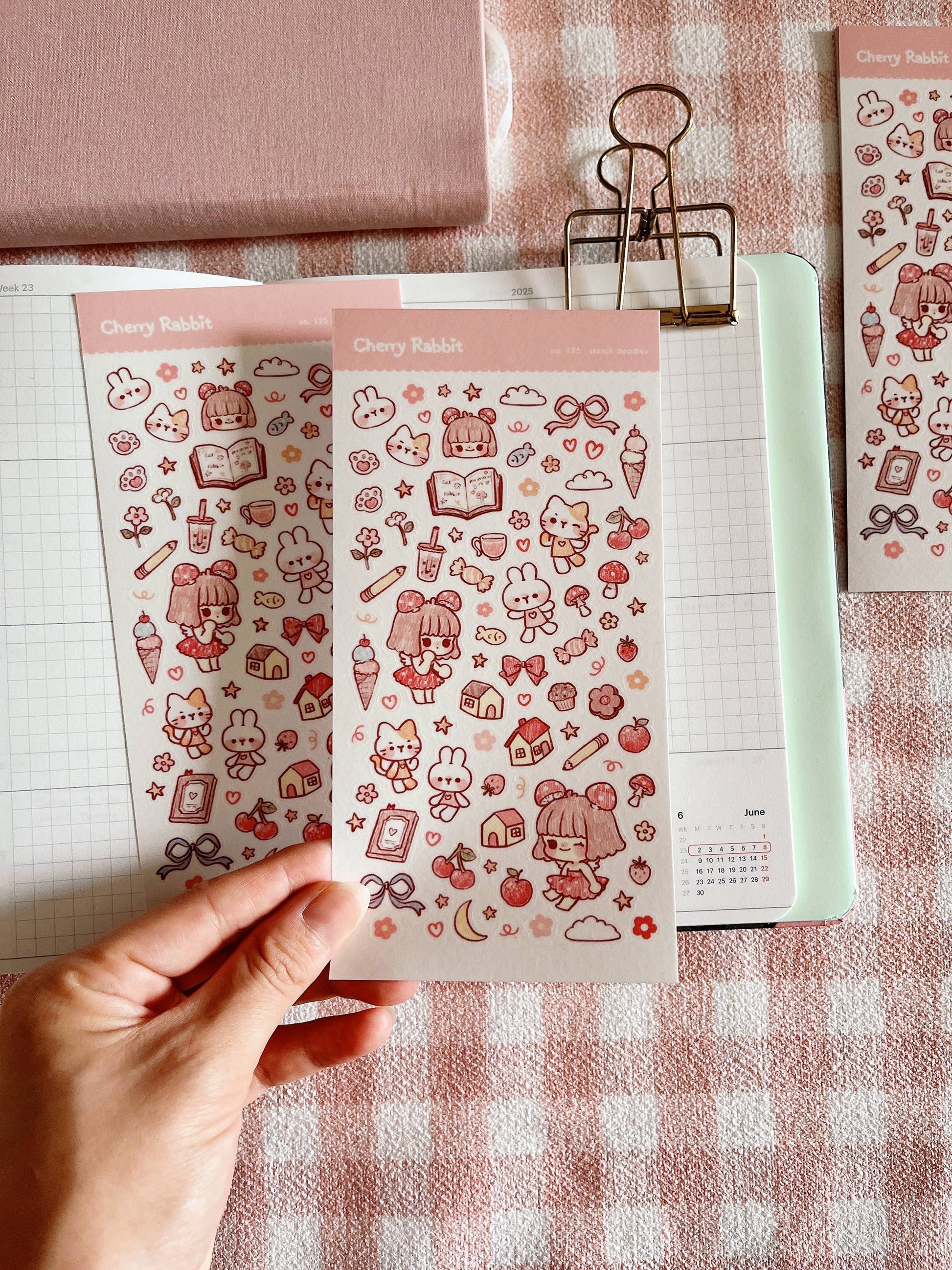 Sketch Doodles Sticker Sheet no.125 by Cherry Rabbit | Papertail Fox