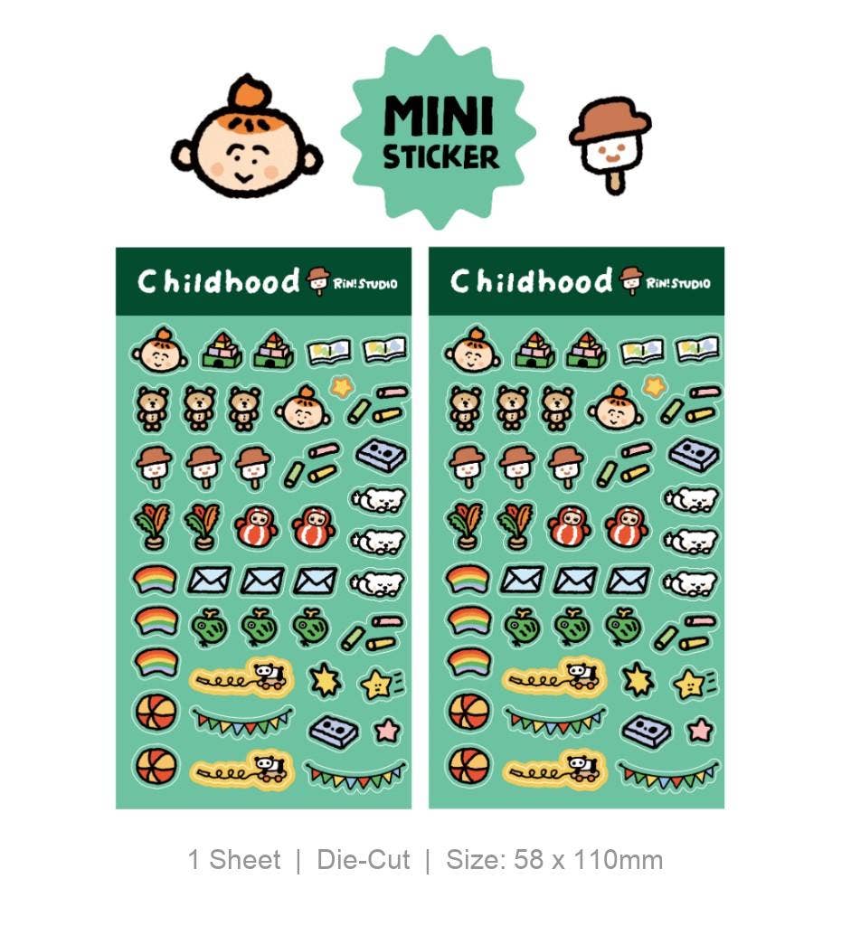 Social Media Mini Sticker Sheet | RiN! Studio