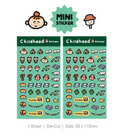 Childhood Mini Sticker Sheet by RiN! Studio | Papertail Fox