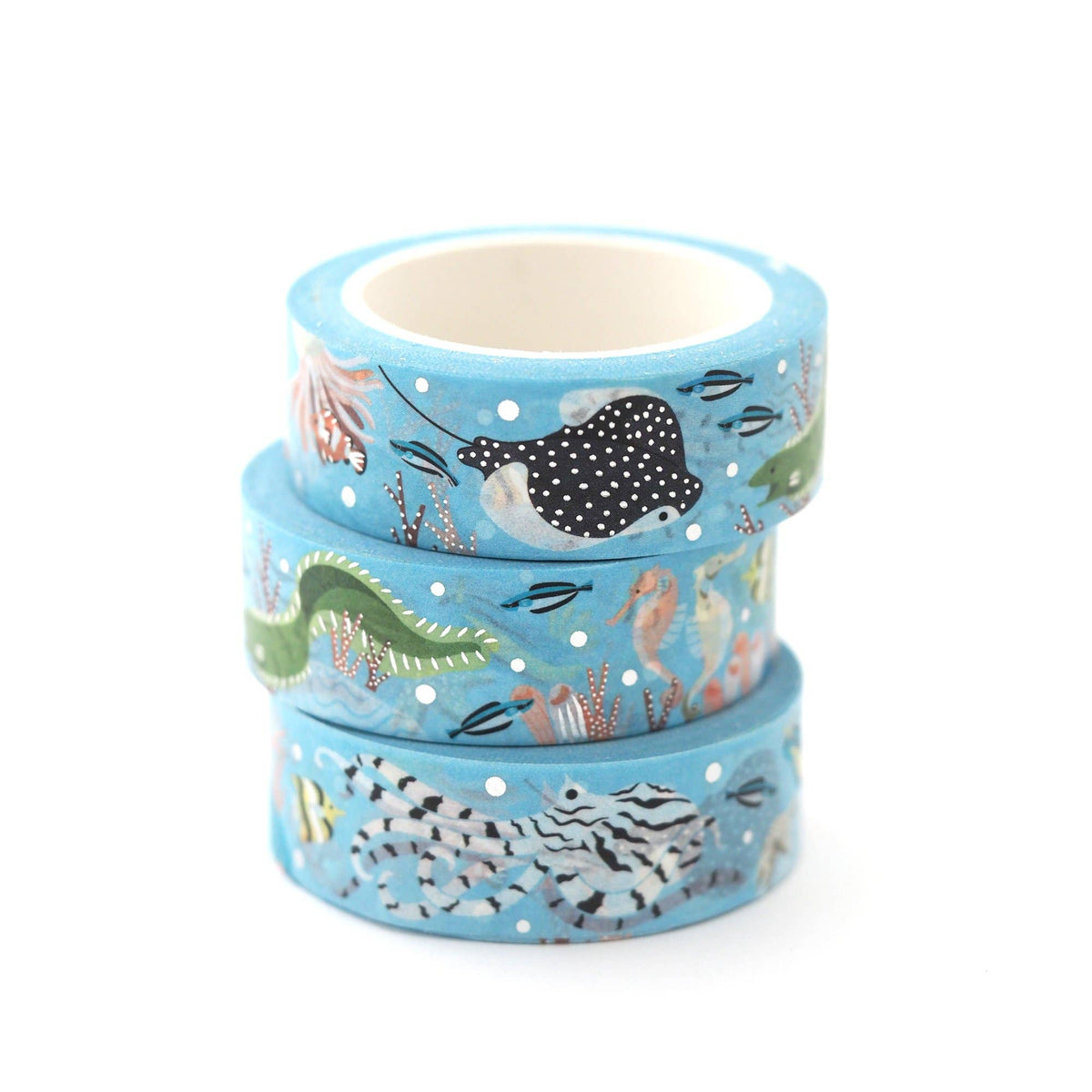 Coral Reef Single Roll Washi Tape by Shoal | Papertail Fox
