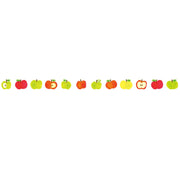 Apples | PLUS Petit Deco Rush Tape Narrow | Mini Decorative Tape for Planners and Journals