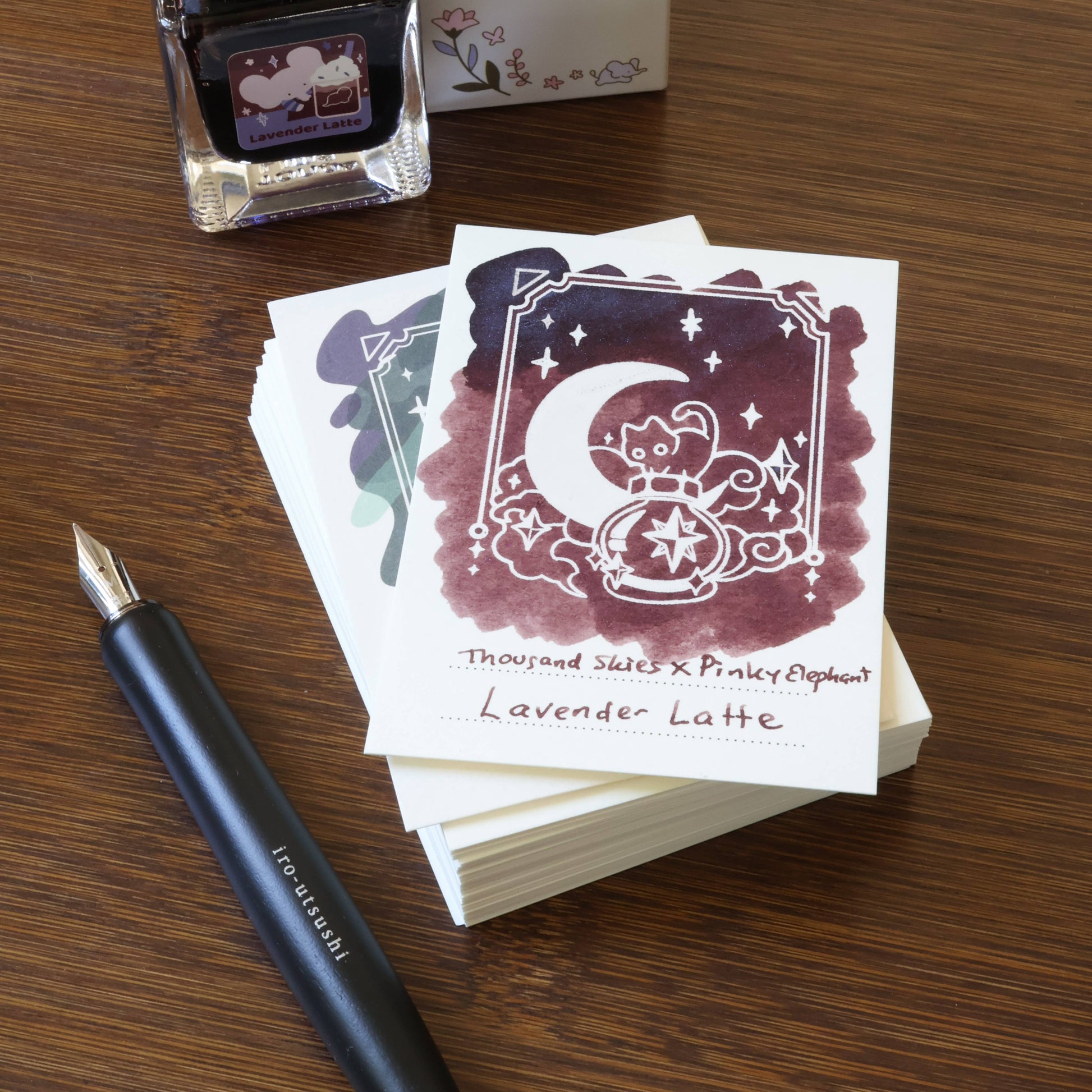 Ink Potion Cat Ink Cards Pack of 50 by Thousand Skies | Papertail Fox