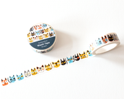 Colorful Cat Faces Washi Tape by RippleSplash Studio | Papertail Fox