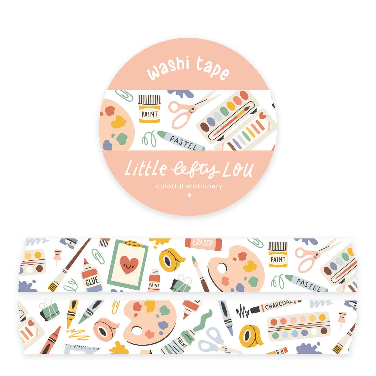 Art Supplies Washi Tape by Little Lefty Lou | Papertail Fox