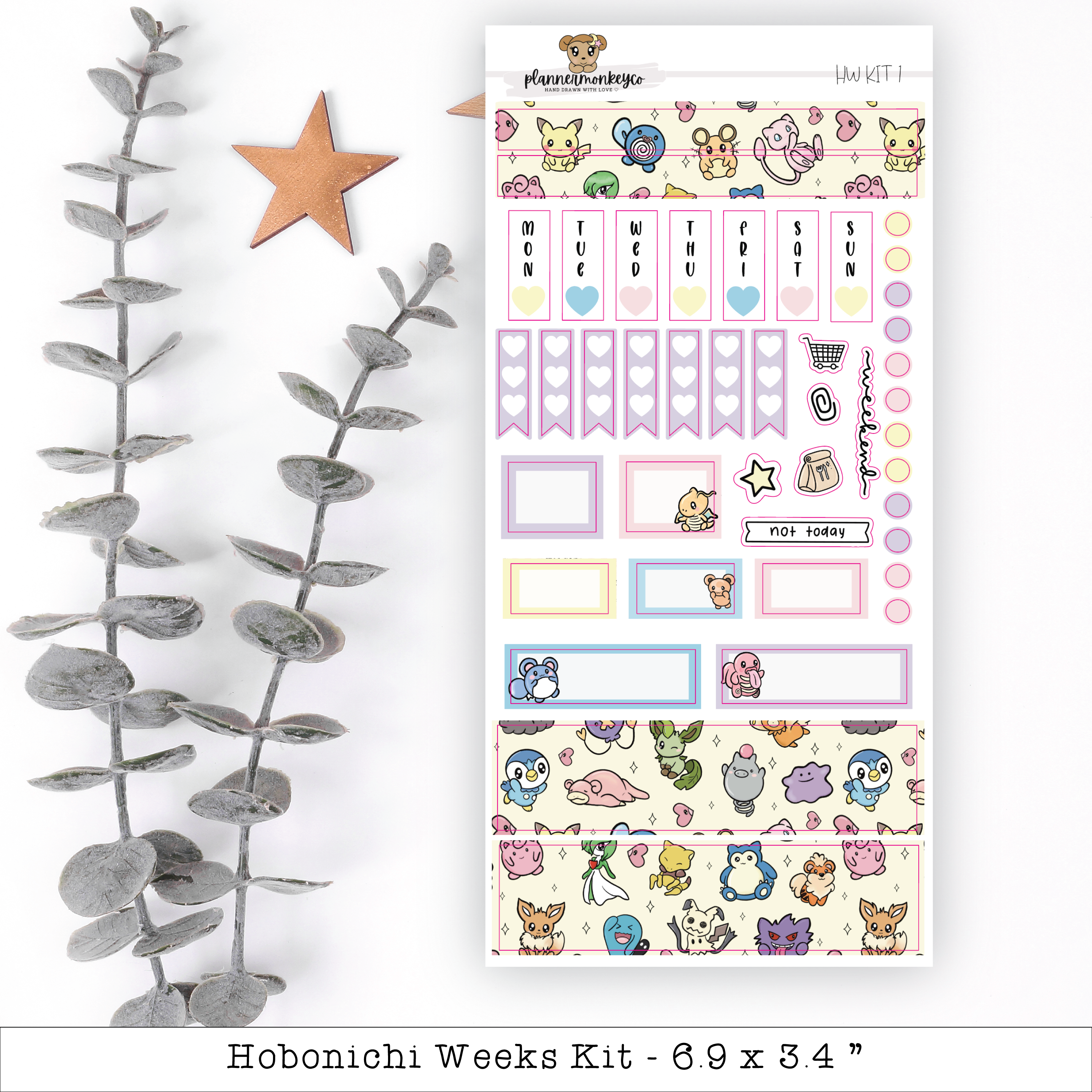 Pocket Planner Pal Hobonichi Weeks Kit | Planner Monkey Co