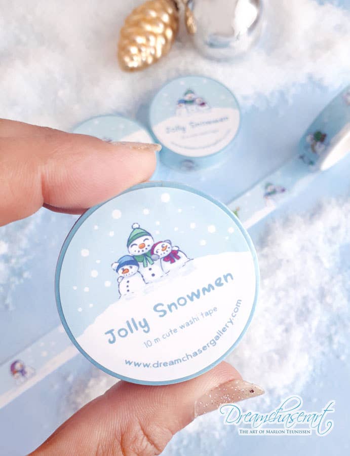 Jolly Snowmen christmas winter washi tape