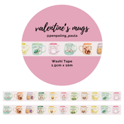 Penpaling Paula: Valentine's Mugs - Washi Tape