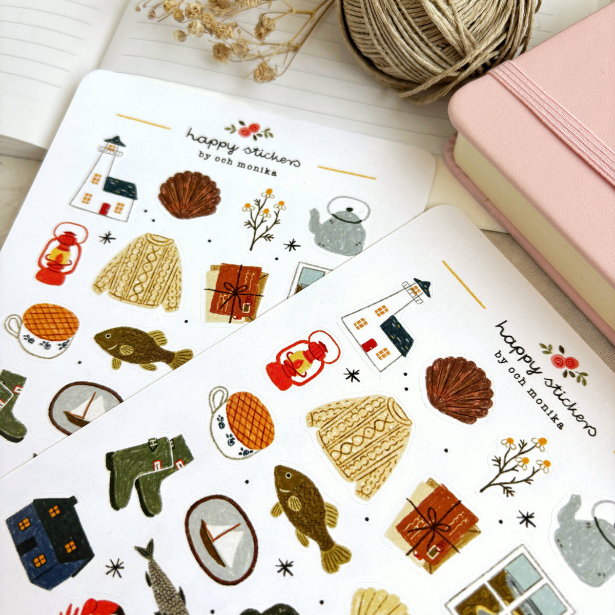 Lighthouse Keeper Sticker Sheet | Och Monika