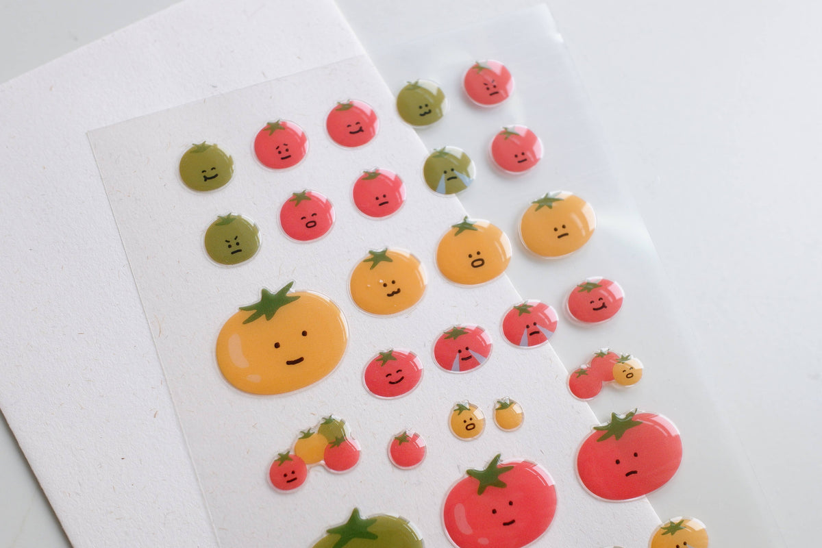 Awesome Tomato Sticker Sheet by Suatelier