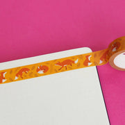 Foxes Orange Autumn Washi Tape by Nutmeg and Arlo | Papertail Fox