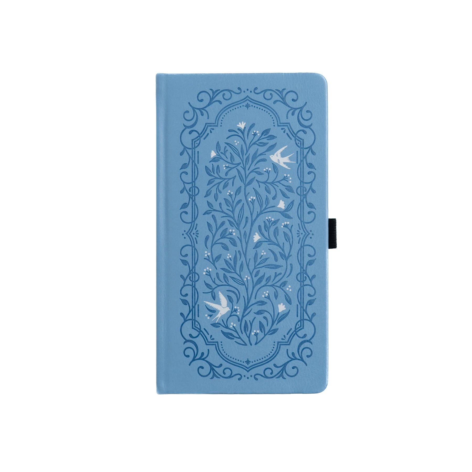 Songbird In Blue Dot Grid Notebook