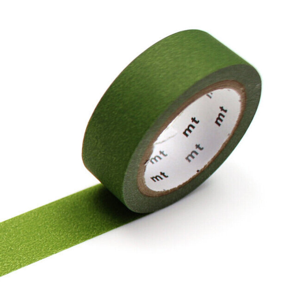 Olive Green Matte MT Solids Washi Tape | MT Masking Tape