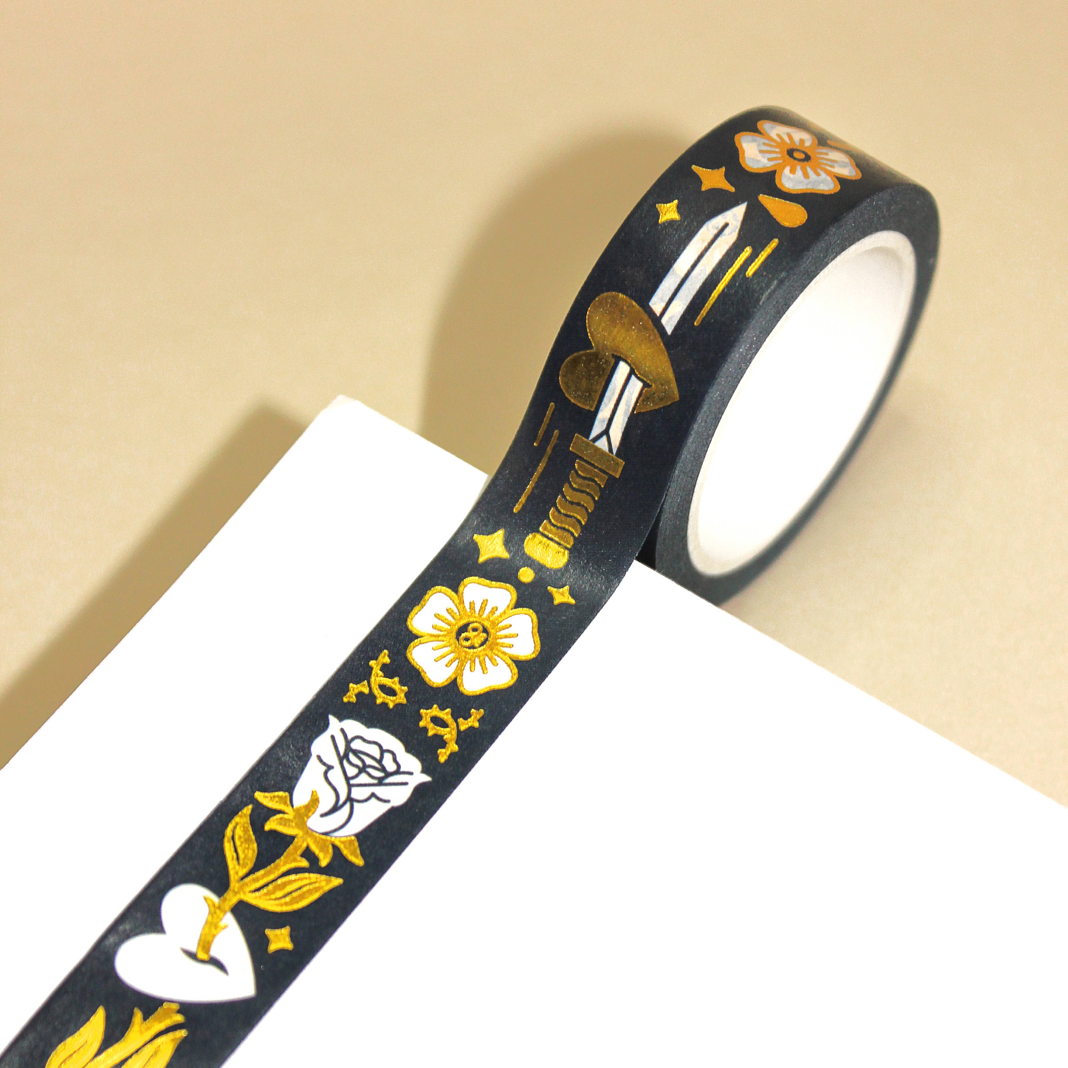 Doomed Romance Foiled Washi Tape by New Heights Studio | Papertail Fox