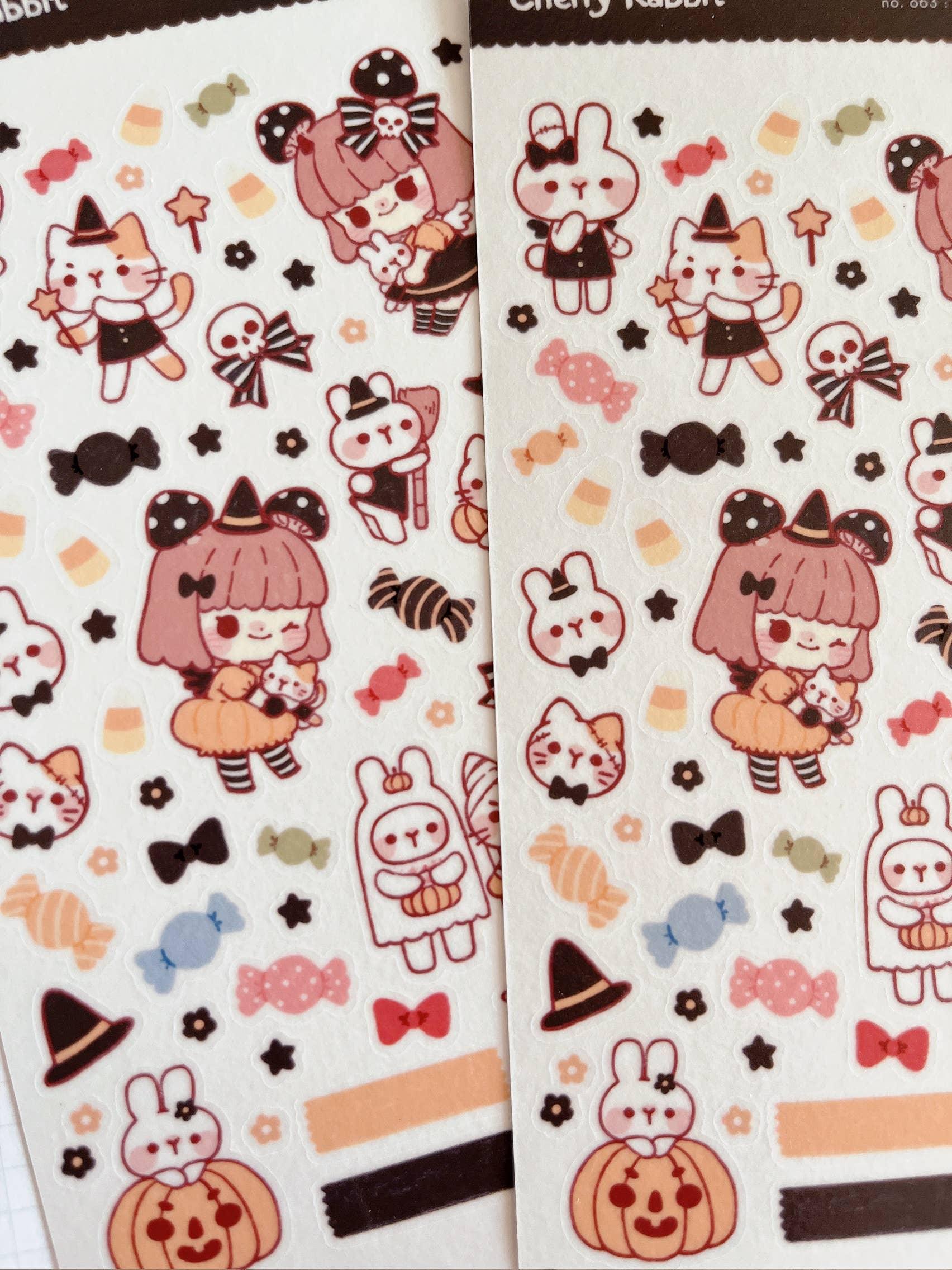 Halloween Candy Sticker Sheet no.063 - Papertail Fox
