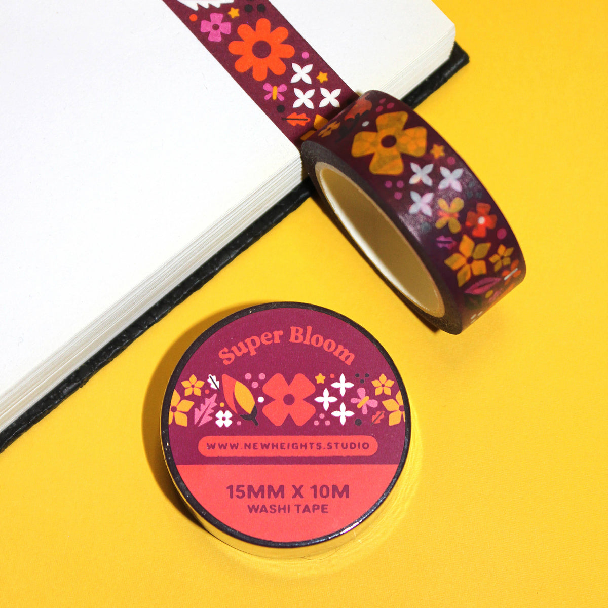 Super Bloom Washi Tape | New Heights Studio