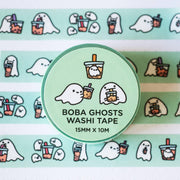 Boba Ghosts Washi Tape