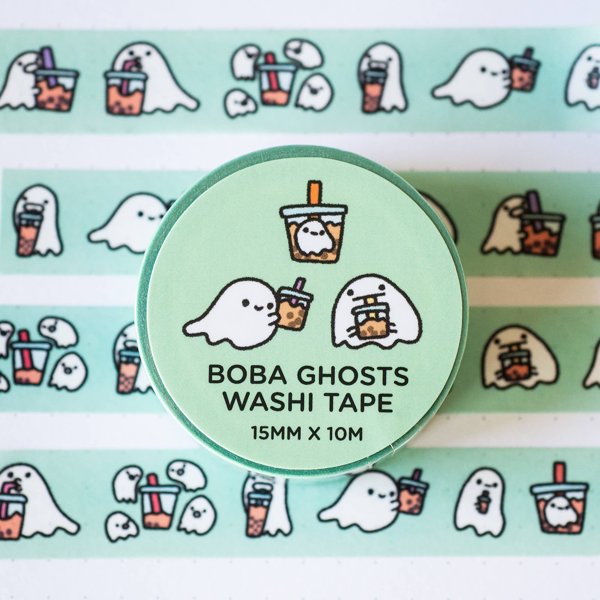 Boba Ghosts Washi Tape