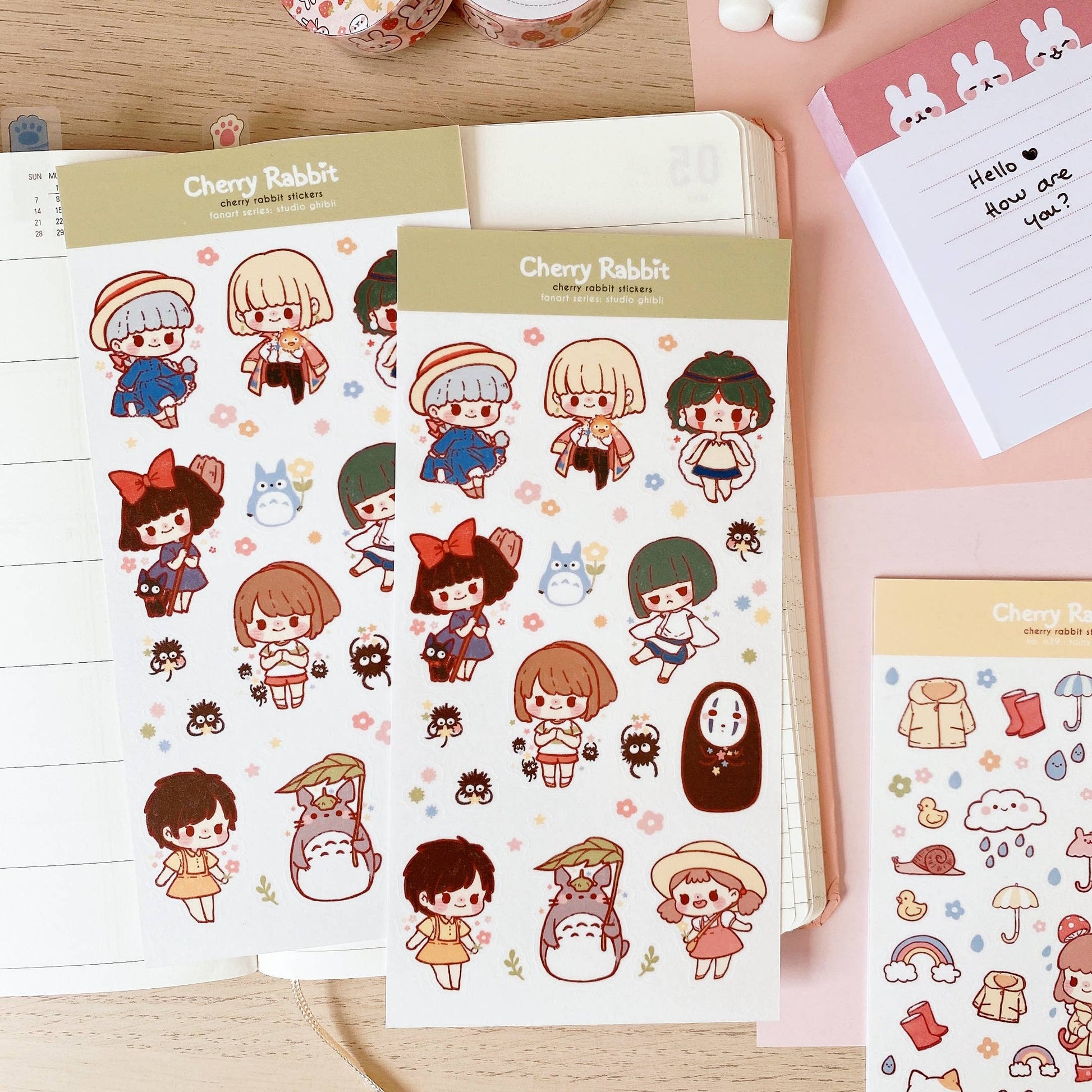 Studio Ghibli Sticker Sheet by Cherry Rabbit | Papertail Fox