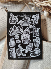 Tiny Fragments Spooky Fantasy Sticker Sheet by Jon Turner | Papertail Fox