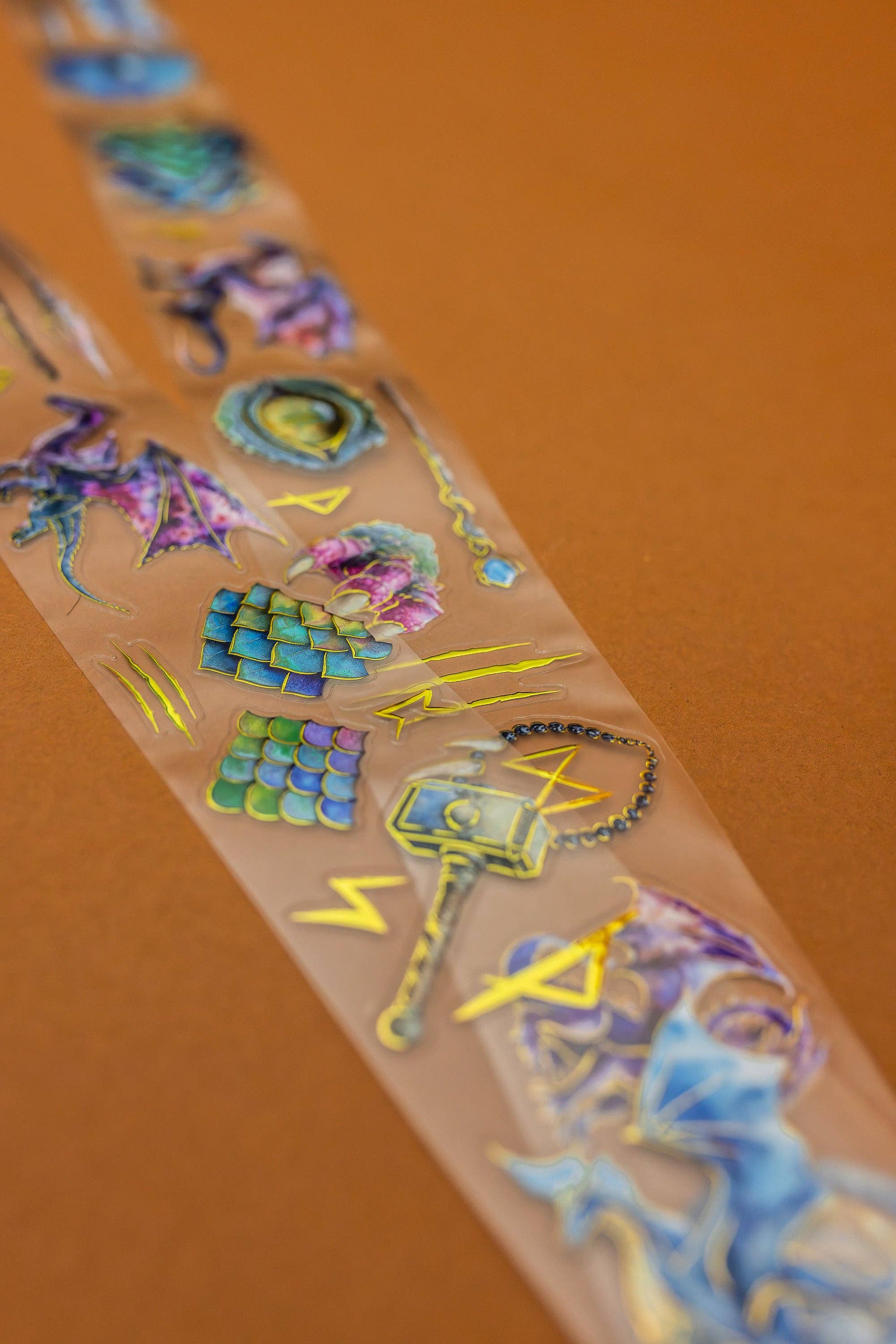 Dragons Transparent Tape | CoraCreaCrafts