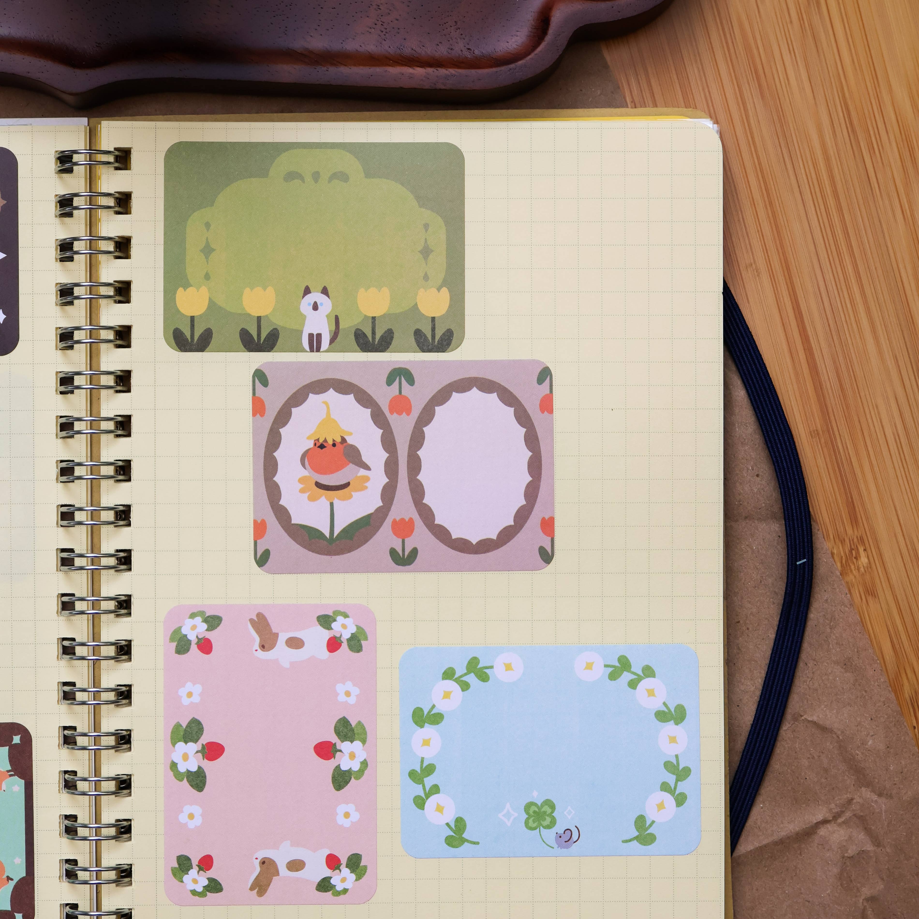 Retro Frames Paper Roll Labels by Thousand Skies | Papertail Fox
