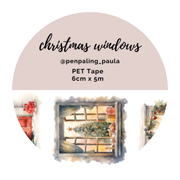 Christmas Windows Pre-Cut PET Tape by Penpaling Paula | Papertail Fox