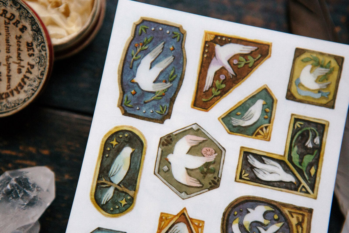 Birds 2 Sheet Transfer Sticker Set by OURS | Papertail Fox