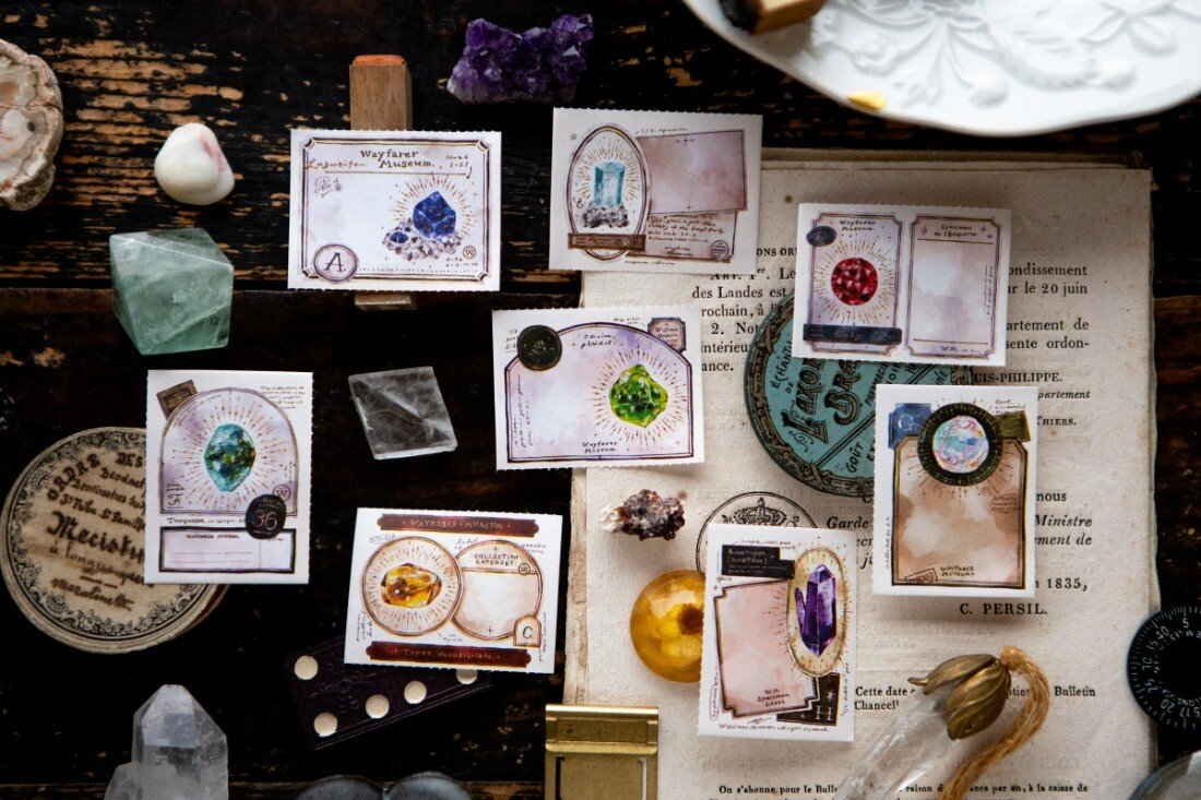 Gem Labels Sticker Memo Roll by OURS | Papertail Fox