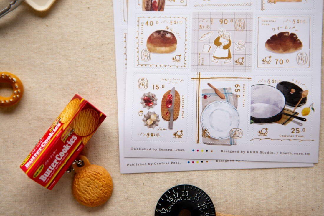 Sweet Hours 2 Sheet Stamp Sticker Set by OURS | Papertail Fox