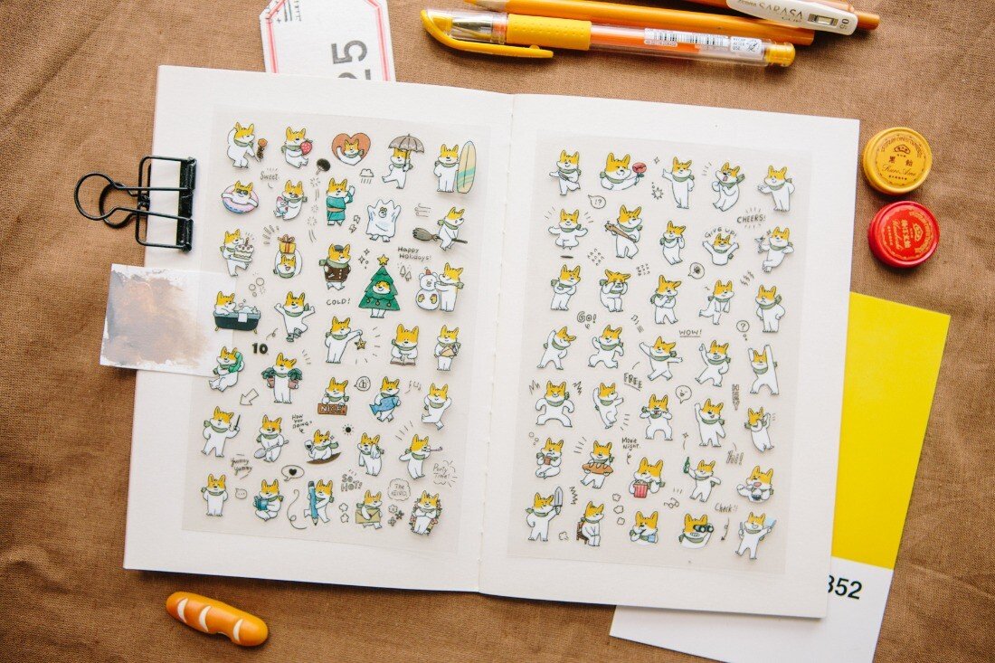 Nice to Meet You 4 Sheet Sticker Pack by OURS | Papertail Fox