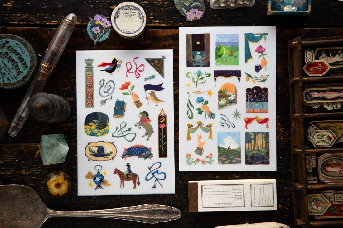 Wayfarer 2 Two Sheet Transfer Sticker Set by OURS | Papertail Fox