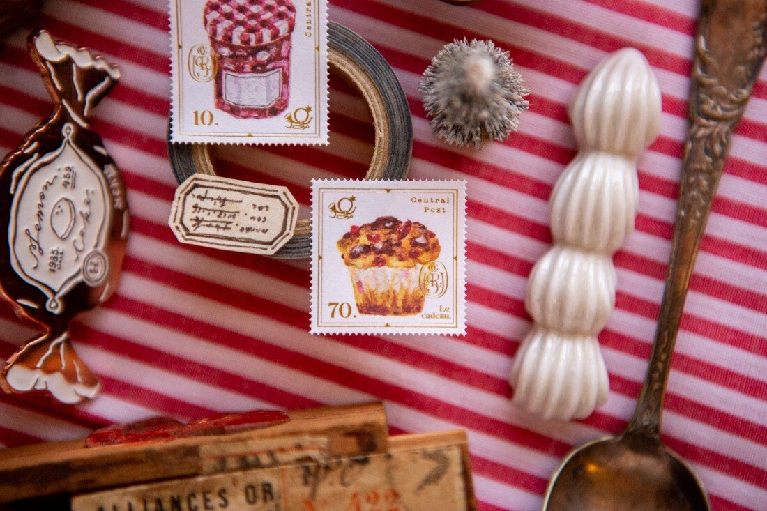 The Gift 2 Sheet Stamp Sticker Set by OURS | Papertail Fox
