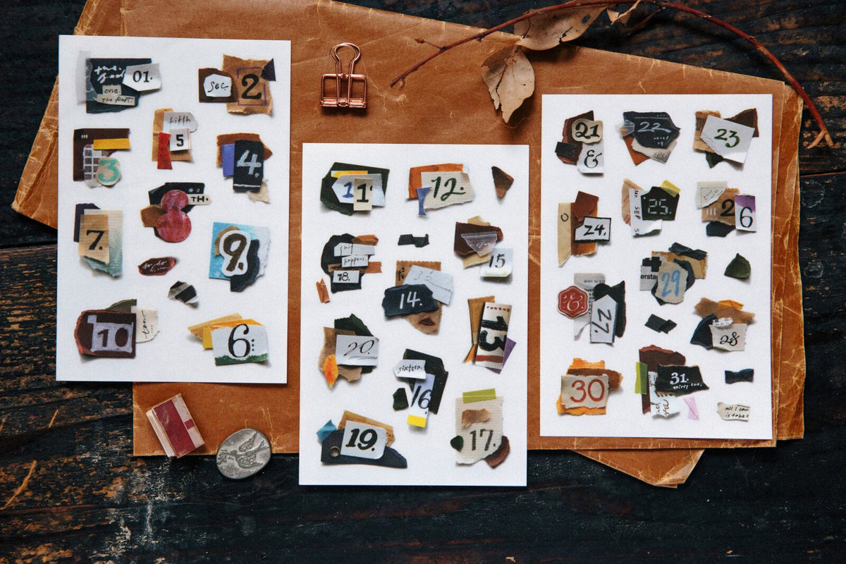 Day by Day 3 Sheet Transfer Sticker Set by OURS | Papertail Fox