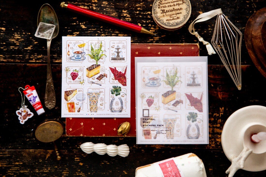 The Fortune 2 Sheet Stamp Sticker Set by OURS | Papertail Fox