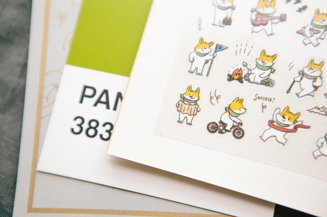 Nice to Meet You 4 Sheet Sticker Pack by OURS | Papertail Fox