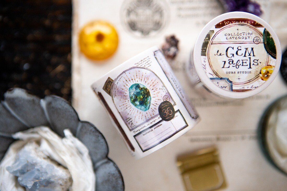 Gem Labels Sticker Memo Roll by OURS | Papertail Fox
