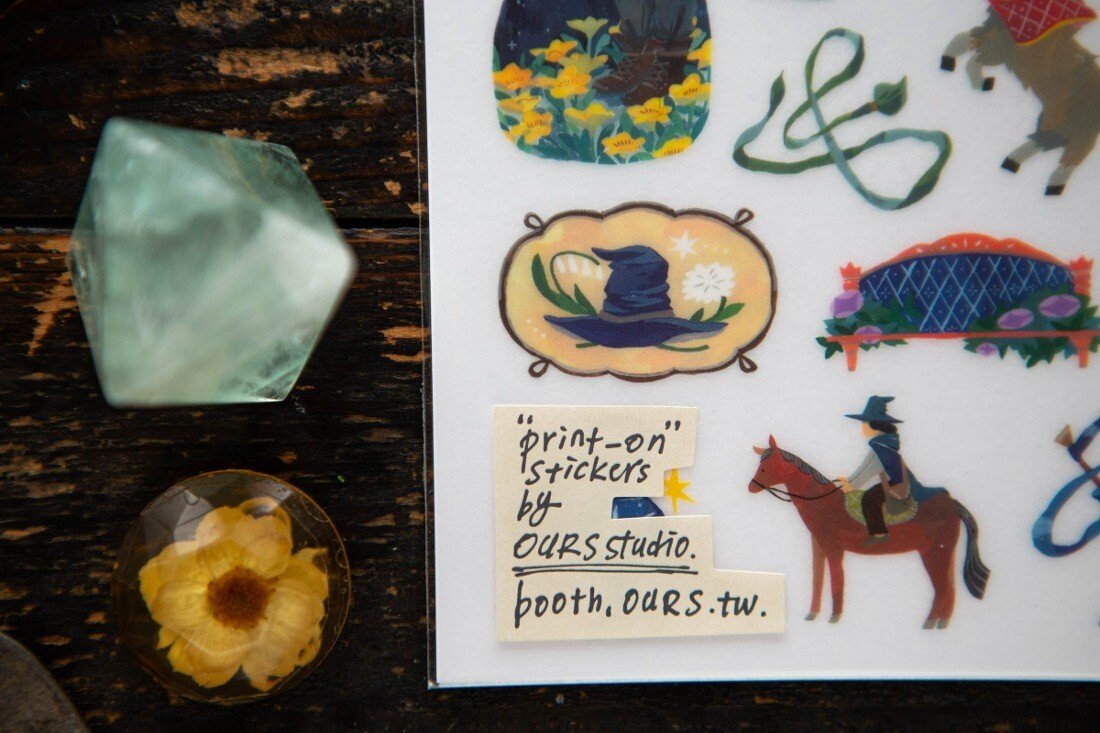 Wayfarer 2 Two Sheet Transfer Sticker Set by OURS | Papertail Fox