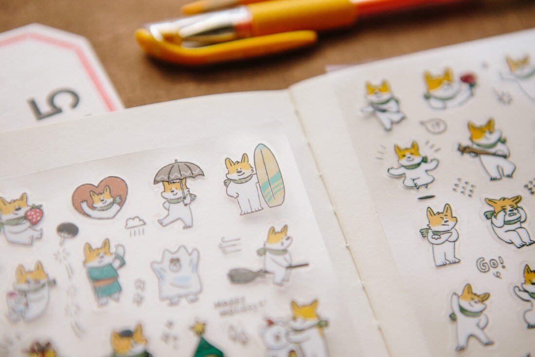 Nice to Meet You 4 Sheet Sticker Pack by OURS | Papertail Fox