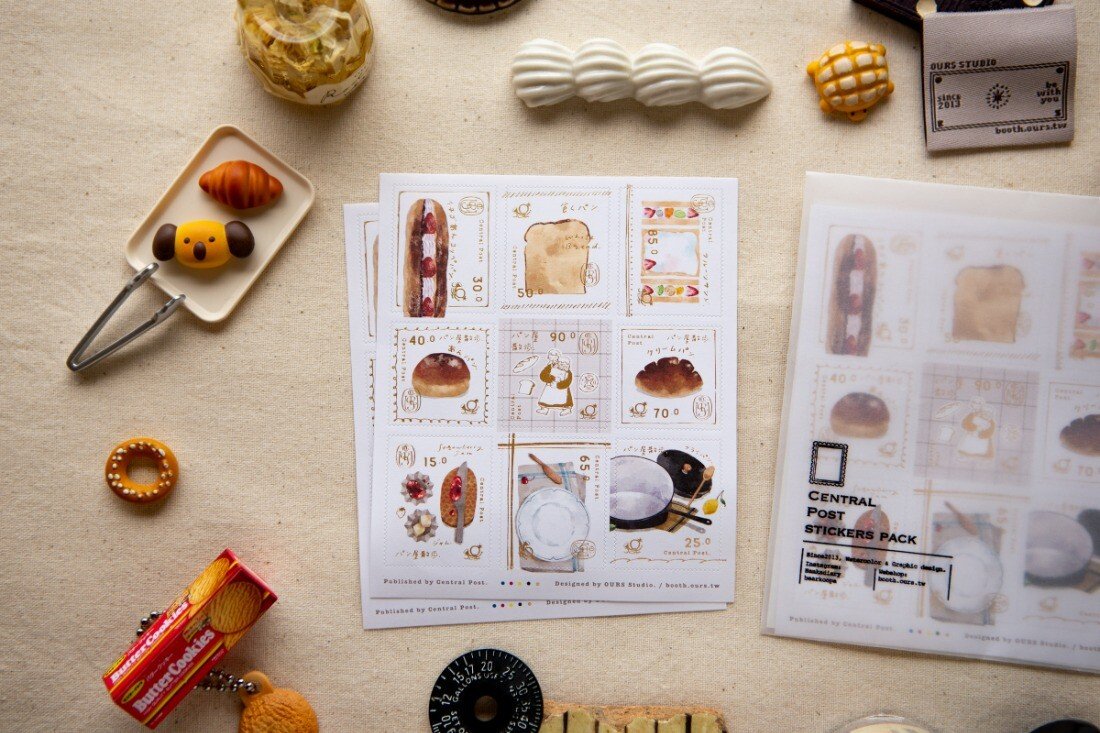 Sweet Hours 2 Sheet Stamp Sticker Set by OURS | Papertail Fox