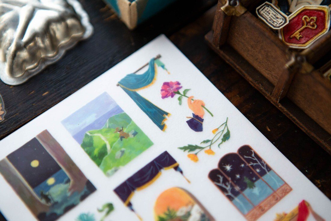 Wayfarer 2 Two Sheet Transfer Sticker Set by OURS | Papertail Fox