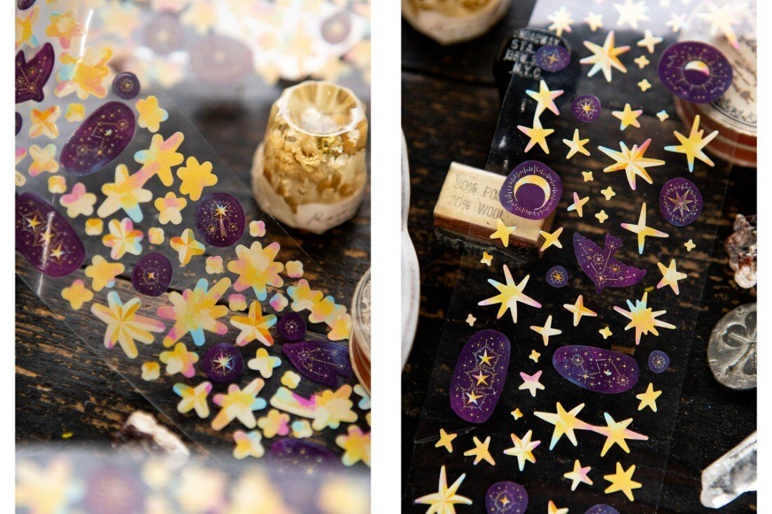 Stars Kiss-Cut PET Tape by OURS | Papertail Fox